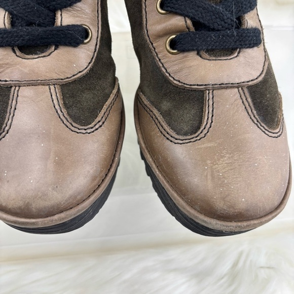 FLY LONDON WEDGES ANKLE BOOTIES WOMEN SIZE 37 
US 6.5-7 - Picture 8 of 11